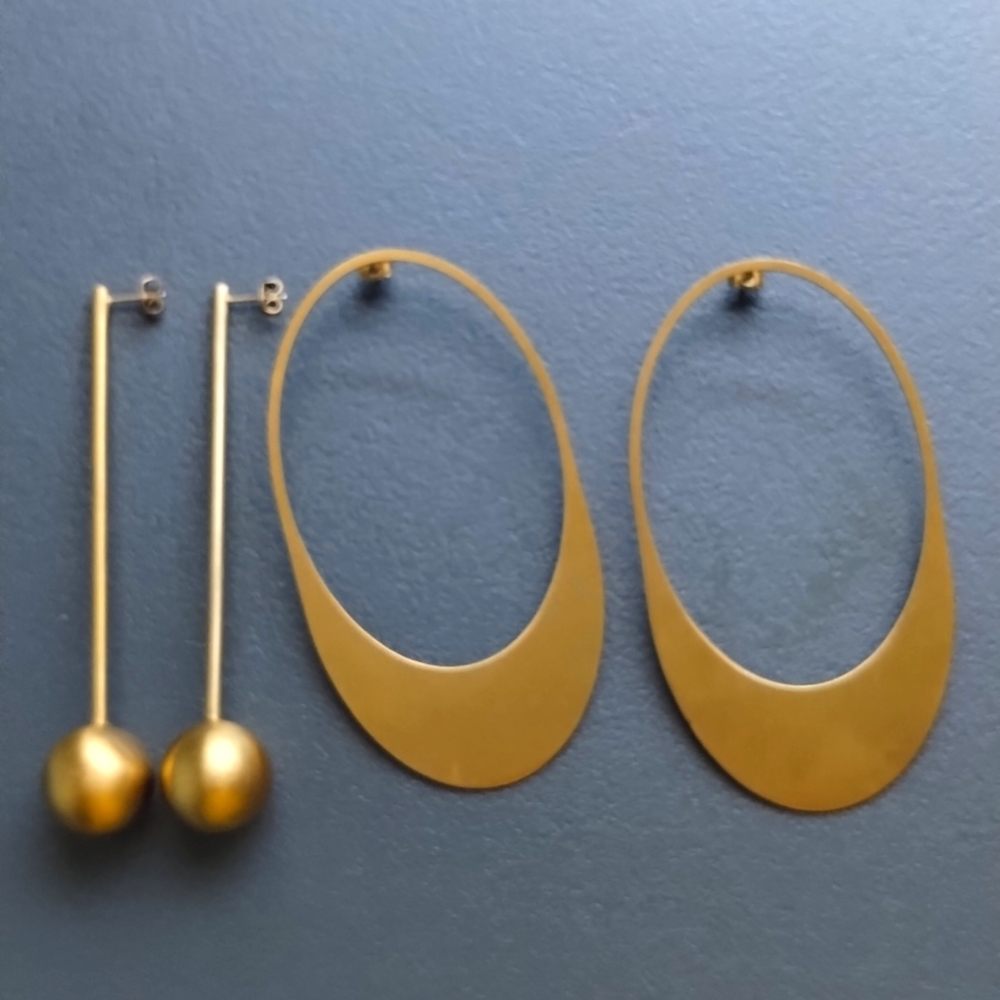 Laka Luka 2 pairs of earrings Modern design style